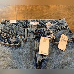Good American Jeans high waist straight NWT Good 90’s Icon